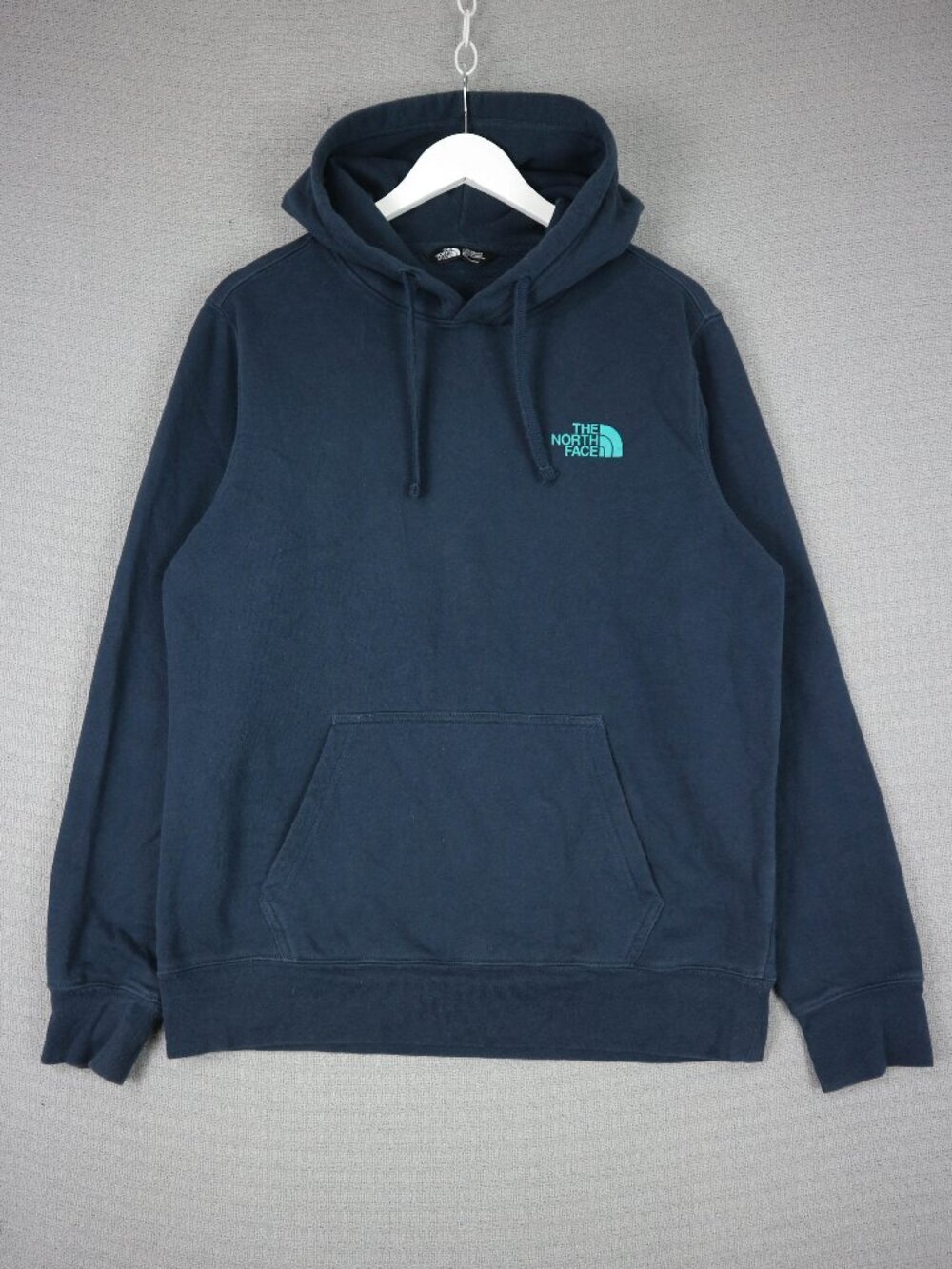 The North Face Logo Hoodie Navy Mens Medium